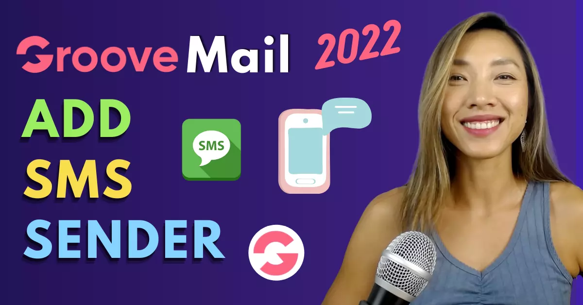 how to add groovemail sms sender